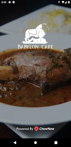 Android application Babylon Cafe screenshort