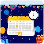 Cover Image of डाउनलोड Birthday Calendar 1.1 APK