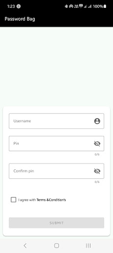 Password Bag Screen 2