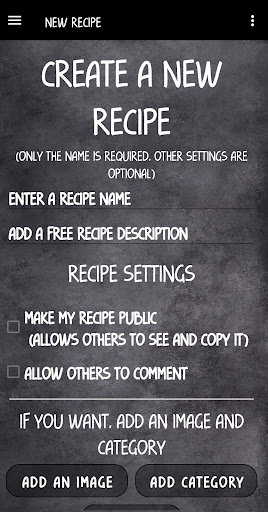 Android application Cooking it screenshort