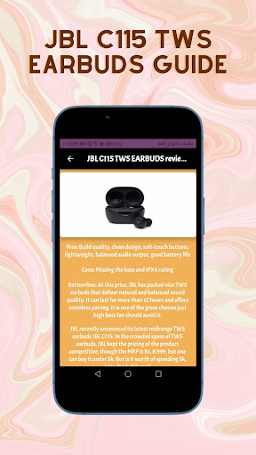 JBL C115 TWS Earbuds Guide