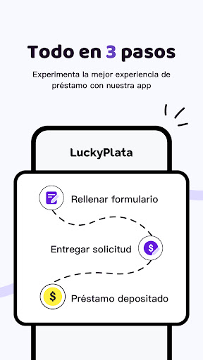 LuckyPlata - Préstamo en línea Screen 3