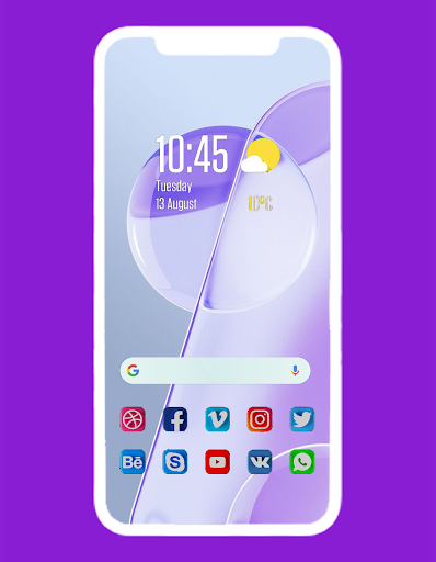 Android application Oppo F21 Pro Themes & Launcher screenshort
