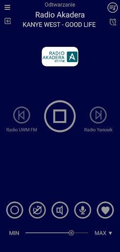 Android application Radio PL Pro screenshort