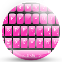 Keyboard Theme Gloss Pink