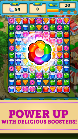 Game screenshot Fast Food Match 3 Game Offline apk download
