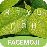 Green Leaf Drop Keyboard Theme & Emoji Keyboard icon