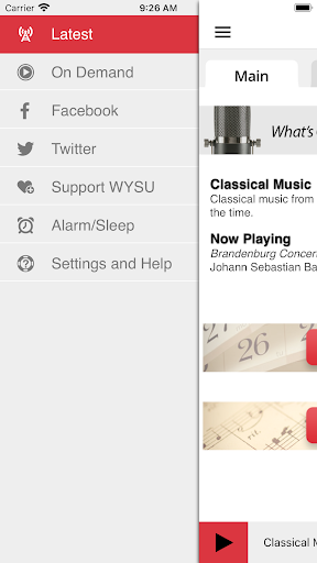 WYSU Public Radio App Screen 3