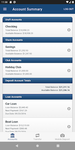 Solon / Chagrin Falls FCU Screen 2