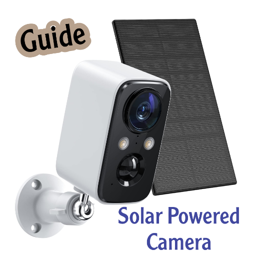 solar powered camera guide logo