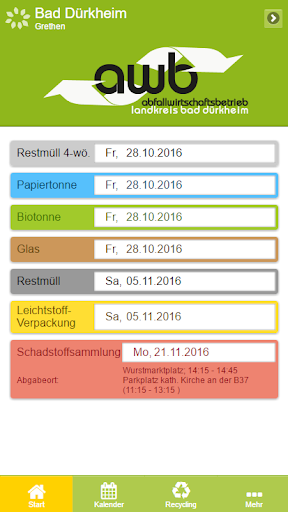 Anteprima dell'app