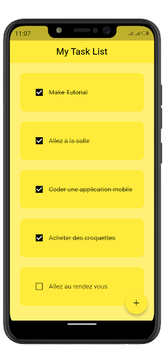 My Task List Screen 2