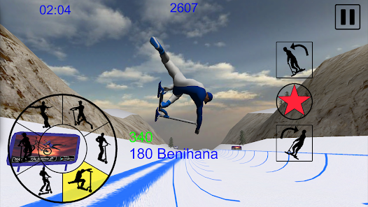 Captura de Pantalla 3 Snowscooter Freestyle Mountain android