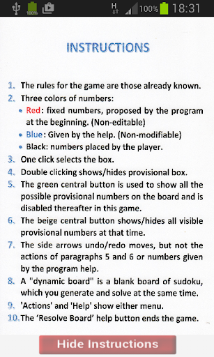 Sudoku Plus Screen 2