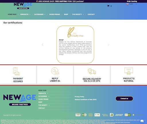 NewAge ARIIX BEWELL SHOP