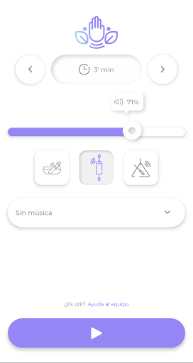 Android application Reiki Sound screenshort