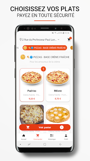 Android application Le Padrino screenshort