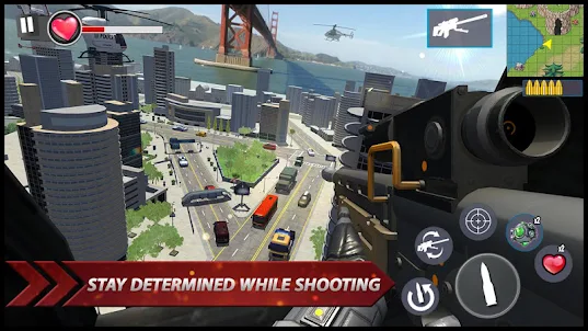 Sniper Strike: 神槍手 遊 戲 現代的 槍