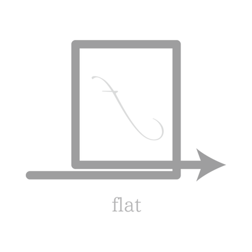 【flat】公式アプリ logo