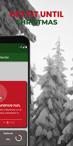 Android application Running Christmas Calendar screenshort