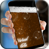 Cola with bubbles icon
