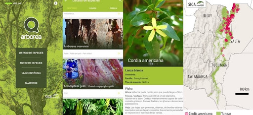Android application Arborea screenshort