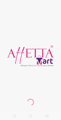 Android application Affetta Mart screenshort