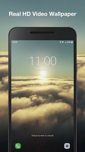 Blue Sky Live Wallpaper Screen 3