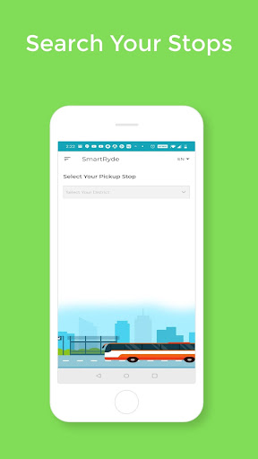 Android application SmartRyde screenshort