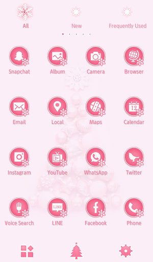 Pink Christmas Tree +HOME Screen 3