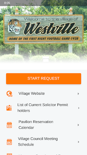 Android application My Westville screenshort