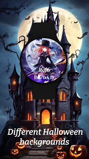 Android application Anime Girl Halloween 02 screenshort
