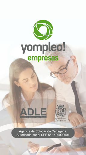 Android application Yompleo! Empresas screenshort