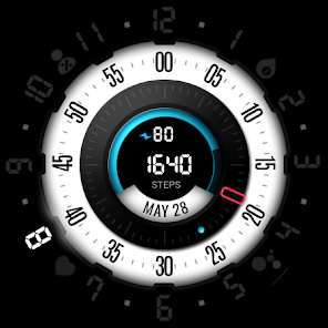 Captura 23 UsA Round Watch Face - USA120 android