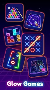 Tic Tac Toe Glow: 2 Player XO 5