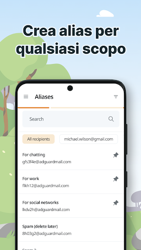 Anteprima dell'app