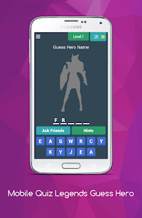 Mobile Quiz Legends : Guess Hero  Screenshots 1