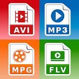 Video Converter: MP3 AVI MPEG GIF FLV WMV MP4 icon