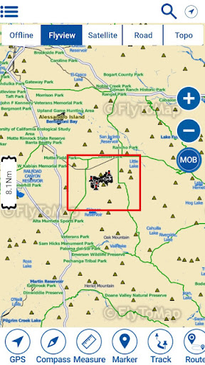 Diamond Valley Lake GPS Charts Screen 3