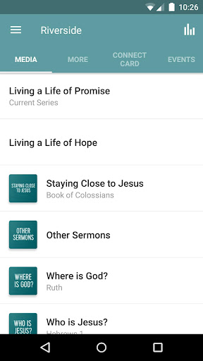 Android application Riverside Church - STL screenshort