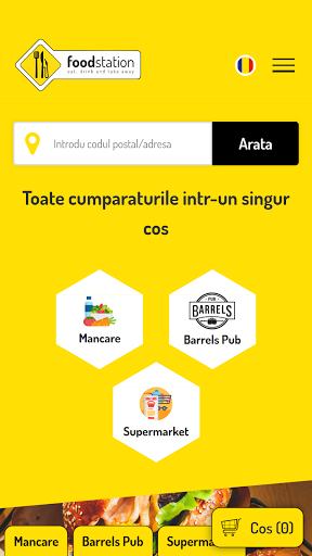 Android application Food Station screenshort