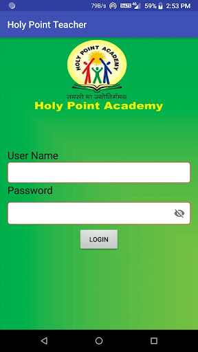 HOLY POINT TEACHER APP Screen 2