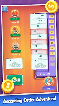 Rack-O: Card Sorting Fun! - Screenshot 2