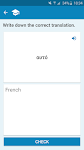 screenshot of French-Greek Dictionary