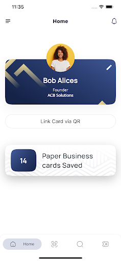 Cuir Ally Smart Business Cards