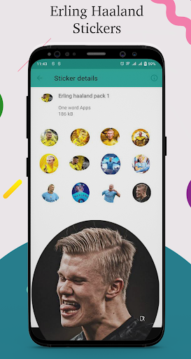 Erling Haaland Stickers for WA
