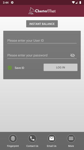 CharterGo Mobile Banking Screen 2