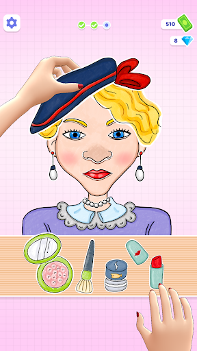 Paper Makeover Salon Screen 2