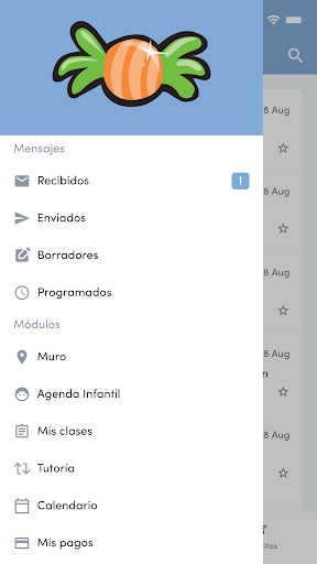Android application Caramelo screenshort