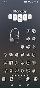 Metallicons - Icon Pack Captura de pantalla